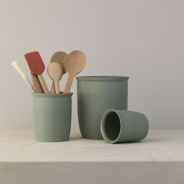 Knabstrup Pickle jar 0,5 L, olive, Knabstrup Keramik