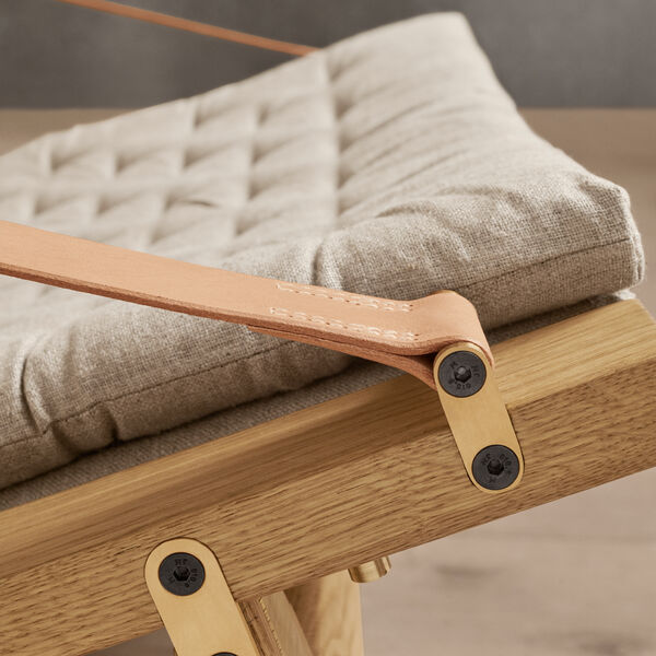 FK10 Plico Chair, white oiled oak/natural, Carl Hansen & S&oslash;n