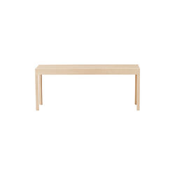 Lightweight Bench, white oiled oak, Form & Refine