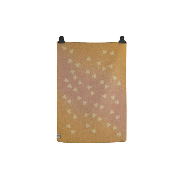 MELVIN Baby Size Throw, light pink/yellow, R&oslash;ros Tweed