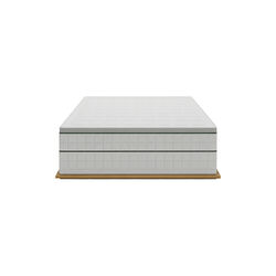 MUUN MK2 CONTINENTAL FULL SET &ndash; MATTRESS, TOPPER AND LOW WOOD FRAME, MUUN