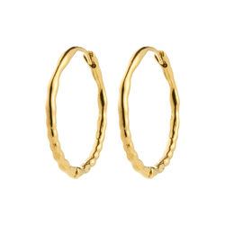 BETWEEN hoops, gold plated, Pilgrim