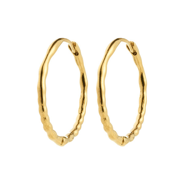 BETWEEN hoops, gold plated BETWEEN hoops, gold plated, Pilgrim