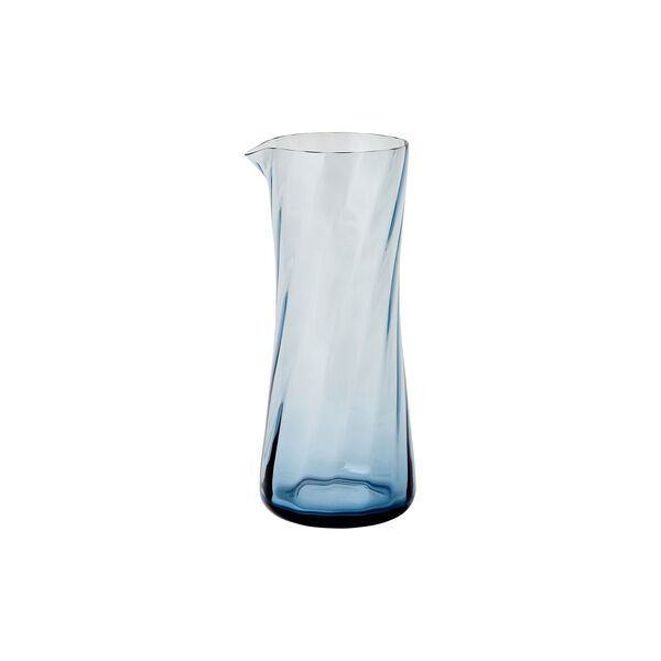 Concave carafe, atlantic blue, Stilleben