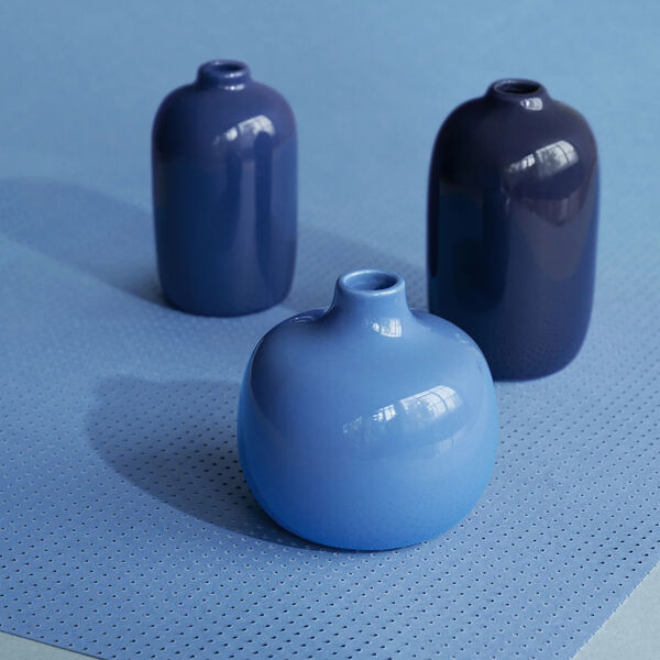 CEOLA Vase set, blue, Blomus