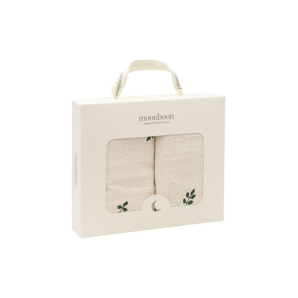 Organic Muslins, leaf Organic Muslins, leaf, Moonboon