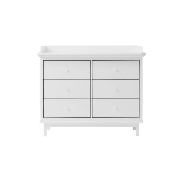 Seaside Nursery Dresser with 6 Drawers, Oliver Furniture