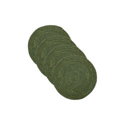 HDCircle Placemat 4 pcs, green, House Doctor