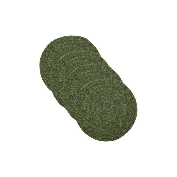 HDCircle Placemat 4 pcs, green, House Doctor