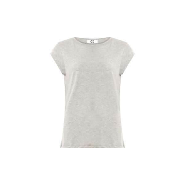 CC Heart Basic T-shirt, light grey melange, Coster Copenhagen