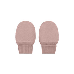 Mittens Wool Fleece , mahogany rose, HUTTEliHUT
