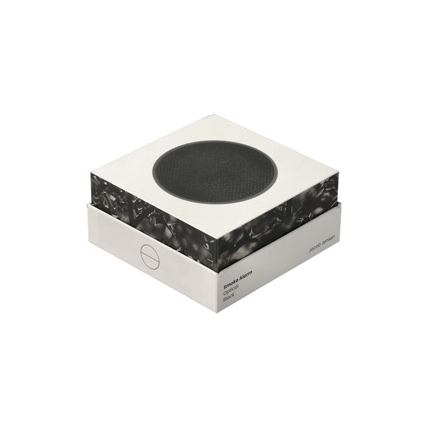 Optical smoke alarm, black Optical smoke alarm, black, Jacob Jensen