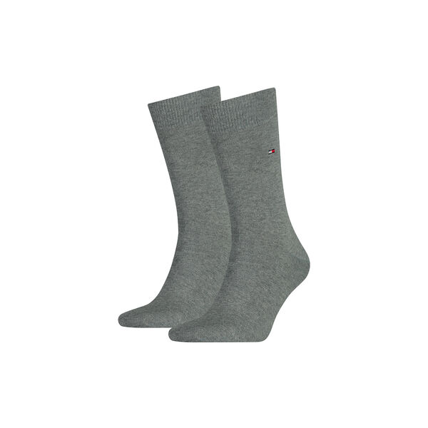 Tommy Hilfiger Men Sock Classic, middle grey melange, Tommy Hilfiger