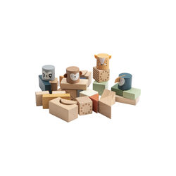Wildlife Totem Stacking Blocks, Sebra