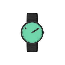 PICTO Wrist Watch, pacific green/matt black/manta ray black, PICTO