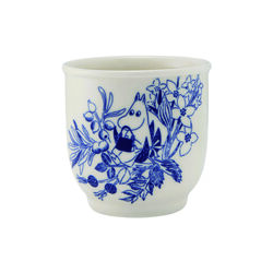 Haru tea mug, white/blue, Moomin Arabia