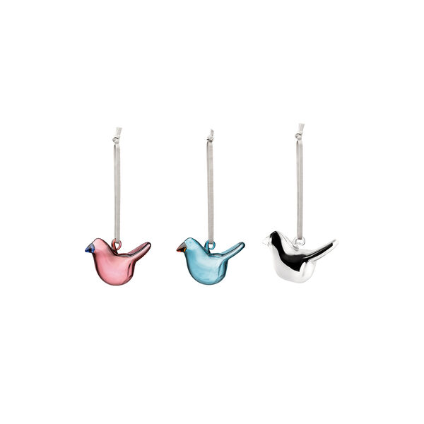 Mini glass birds set of 3, mix 2025, Iittala