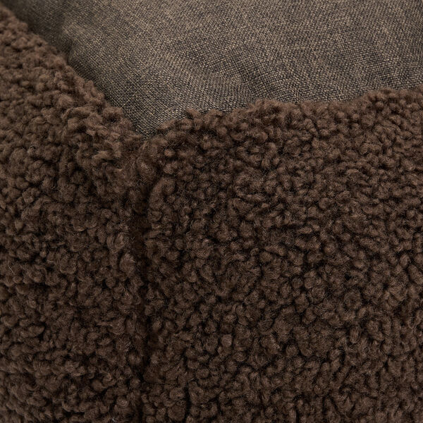 Nuna Dog bed, brown, Drew's Dogwear