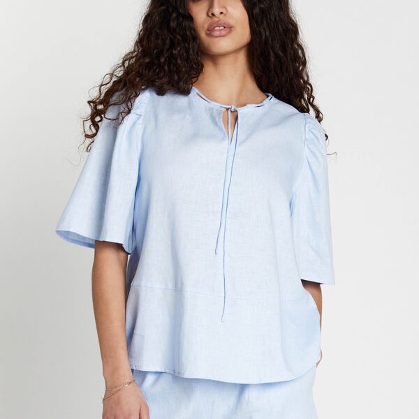 LinvisBBVineva shirt, eventide blue, Bruuns Bazaar
