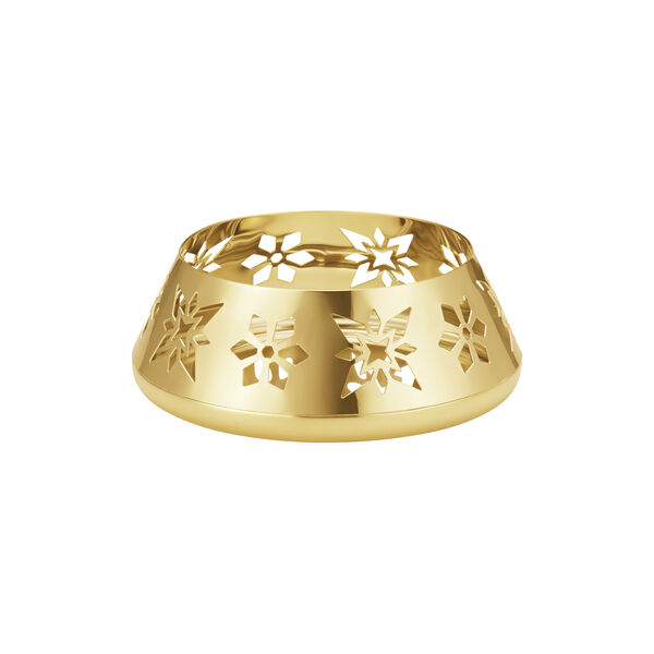 2024 Candle holder for pillar candles, gold, Georg Jensen