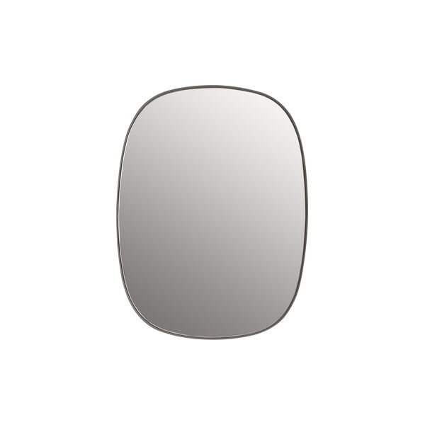 Framed Mirror, grey/clear, Muuto