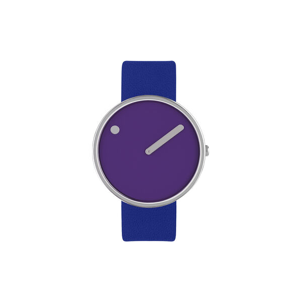 PICTO Wrist Watch, prince purple/steel/blue, PICTO
