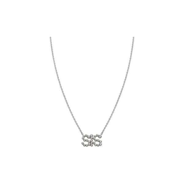 SIS Collet Necklace, silver, Maria Black