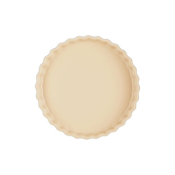 Heritage Fluted Flan Dish, flint Heritage Fluted Flan Dish, flint, Le Creuset