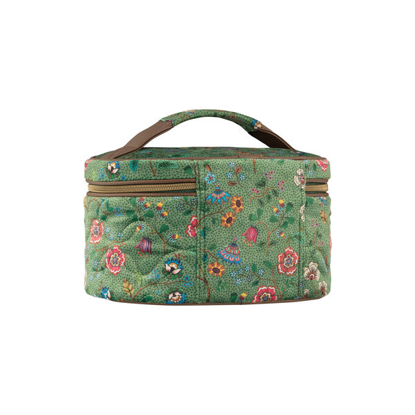 Cleo Toiletry Bag FloraBangelore, green, Pip Studio