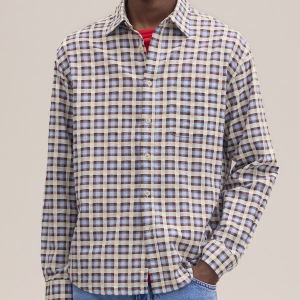Deon LS 50037, blue check, NN.07