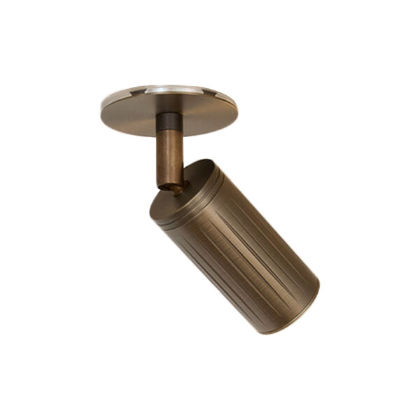 Luminar Box Mount Ceiling Light, browned brass, Rama Lights