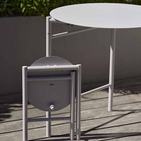 Disc Stool, soft grey, Zone Denmark