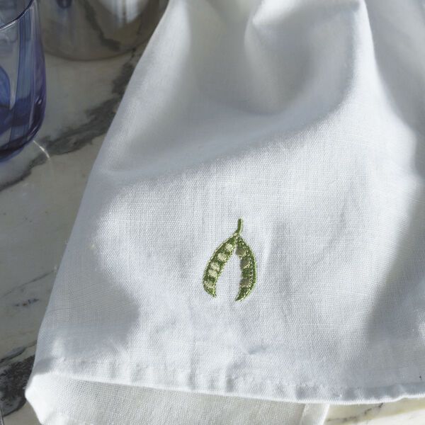 Yummy Tea Towel, peas, Normann Copenhagen