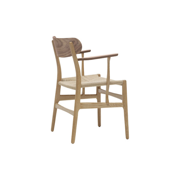 CH26 Dining Chair, oiled oak/oiled walnut/natural, Carl Hansen & Søn