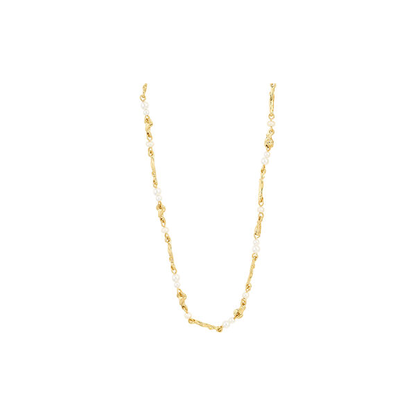 SLOAN pearl necklace, gold plated, Pilgrim