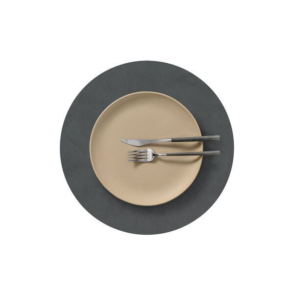 Nupo table mat Circle L, anthracite, LIND DNA