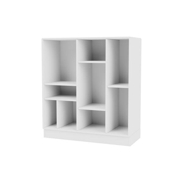 Montana 1613 Shelf with Wheels, 101 new white/black, Montana Furniture