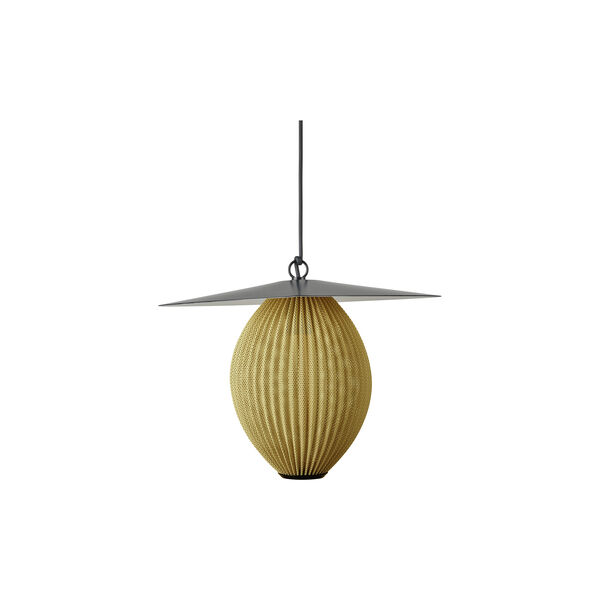 Satellite Outdoor Pendant, mustard gold semi matt, GUBI