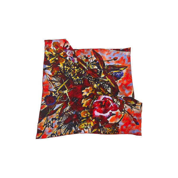 DECOUPAGE Scarf, wine DECOUPAGE Scarf, wine, Bella Ballou