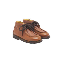 Apron Toe With Contrast Stitching, cognac, ANGULUS