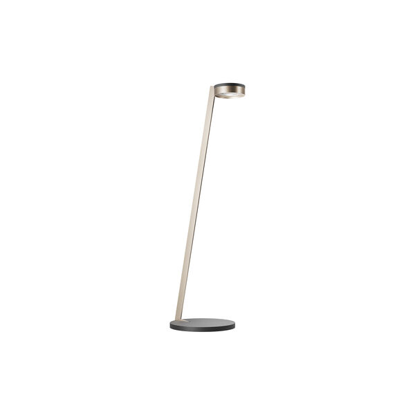 BLADE F1 SLIM Floor Lamp, matt black/satin gold, LIGHT-POINT