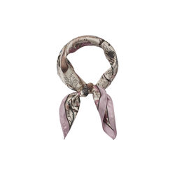 5142PBOScarf, small, champagne, PBO