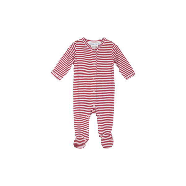 Newborn Stripe Suit | Ruby/Offwhite, Serendipity