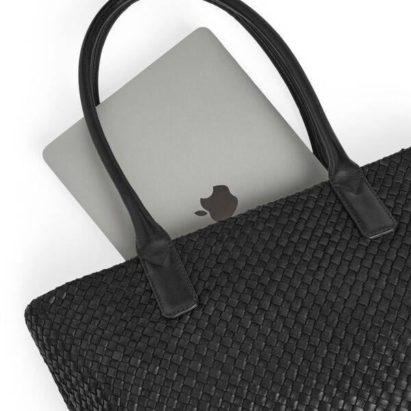 WrenMBG Shopper Weave, black, Markberg