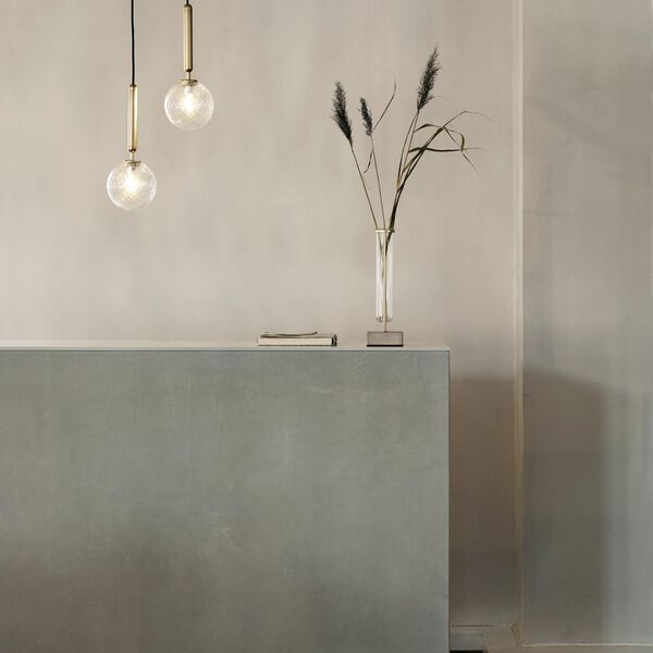 Miira 1 Pendant, brass/optic clear, Nuura