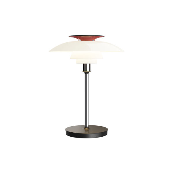 PH 80 Portable Lamp, opal white/high lustre chrome plated, Louis Poulsen