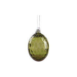 Danish Summer Easter Egg, olive green, Kodanska