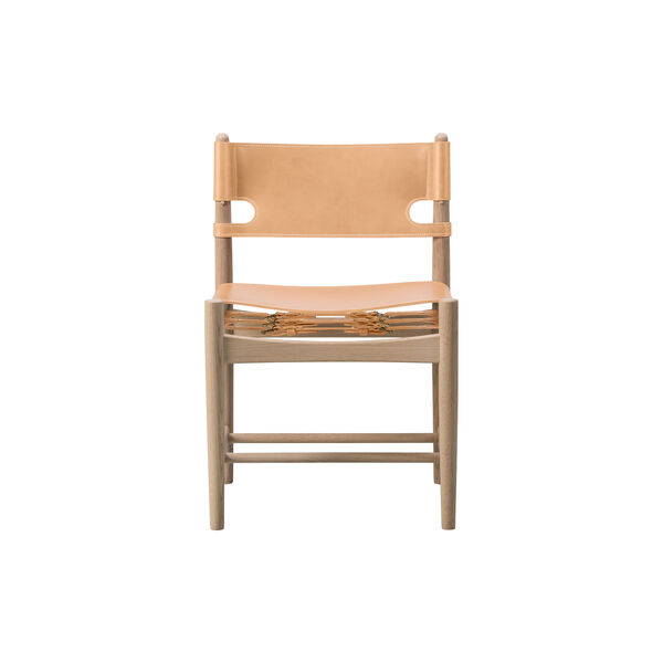3237 The Spanish Dining Chair, natural/soap treated oak, Fredericia Furniture