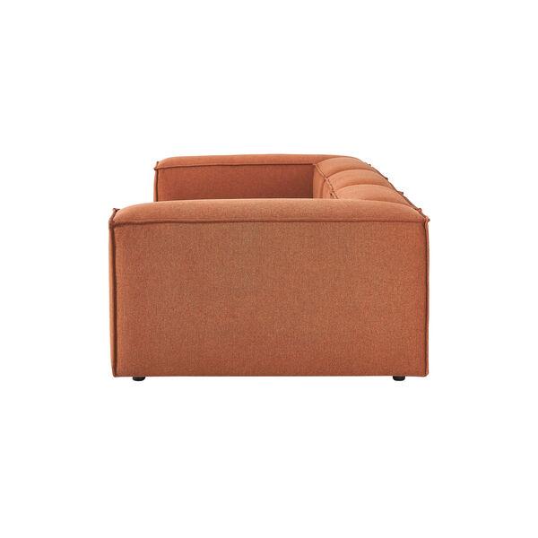 Lennon Modular 4-Seater Sofa, woven terracotta, Westwing Collection