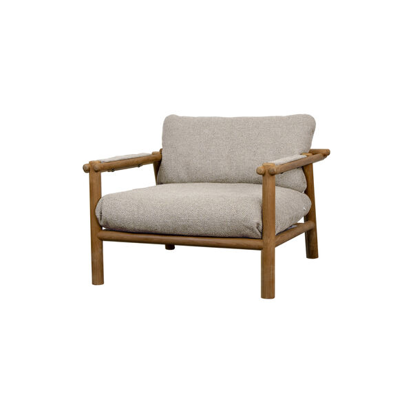 Cushion Set Sticks Lounge Chair, light brown, Cane-line